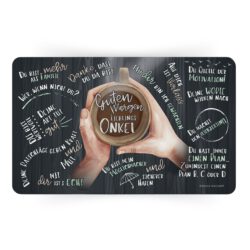 Frühstücksbrettchen Geschenk für Onkel spülmaschinenfest