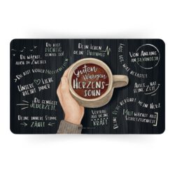 Frühstücksbrettchen "Guten Morgen Herzenssohn" - Geschenk für Sohn