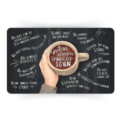 Frühstücksbrettchen Guten Morgen Schwiegersohn - Geschenk für Schwiegersohn