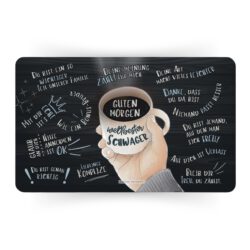 Frühstücksbrettchen Guten Morgen weltbester Schwager - Geschenk für Schwager