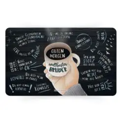Frühstücksbrettchen "Guten Morgen weltbester Bruder“ - Geschenk für Bruder