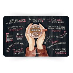 Frühstücksbrettchen "Guten Morgen Schwiegermama“ - Schwiegermama Geschenk - Resopal