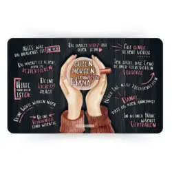 Frühstücksbrettchen "Guten Morgen Schwiegermama“ - Schwiegermama Geschenk - Resopal