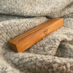 Basisgeschenkbox für ein Frühstücksbrettchen + Getränkeuntersetzer zum selber aussuchen - mit Halter